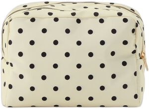 Toiletbag big polkadot white