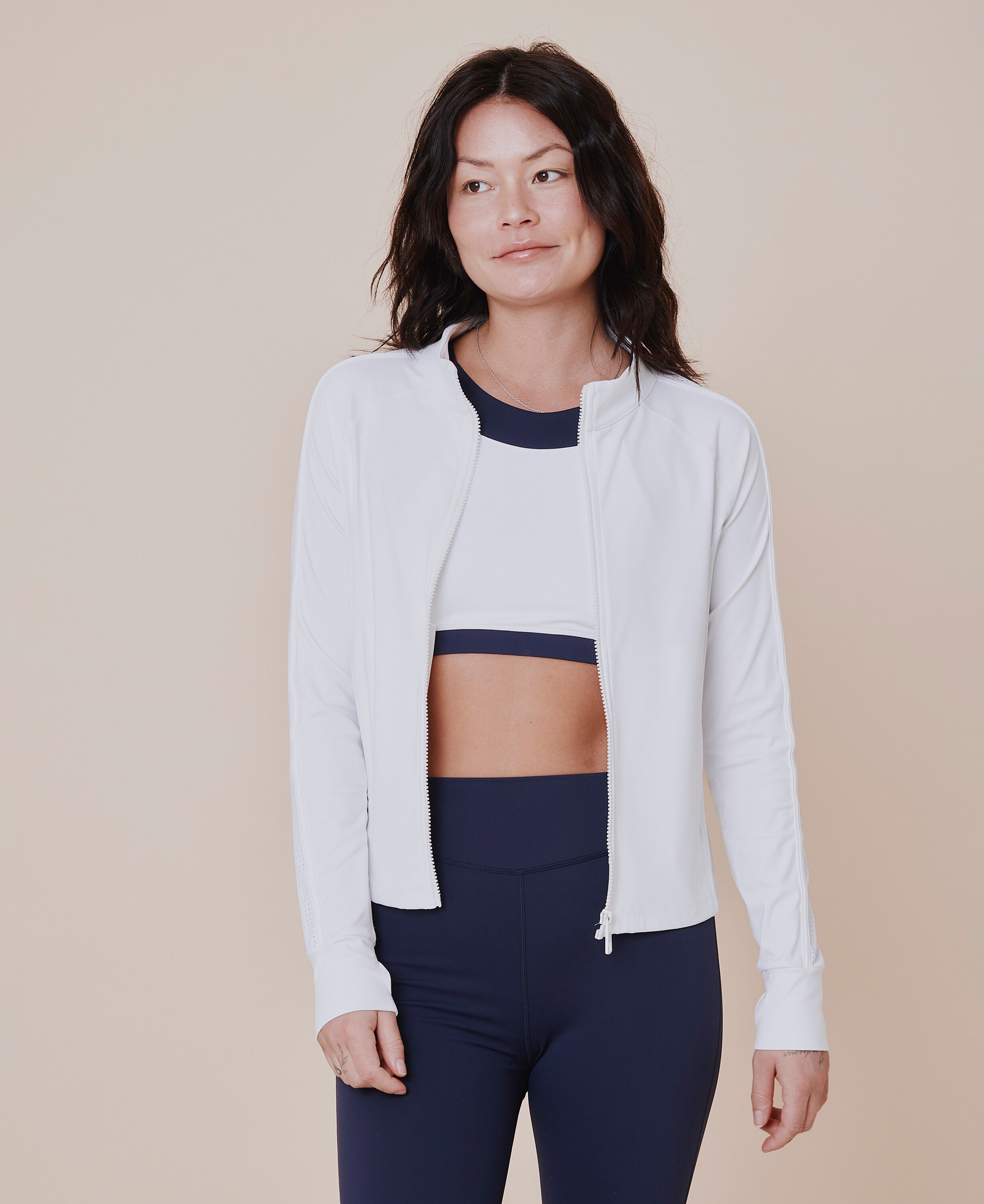 Baseline long sleeve zip jacket - Shell