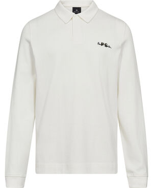 MENS LS POLO SHIRT PS EMB