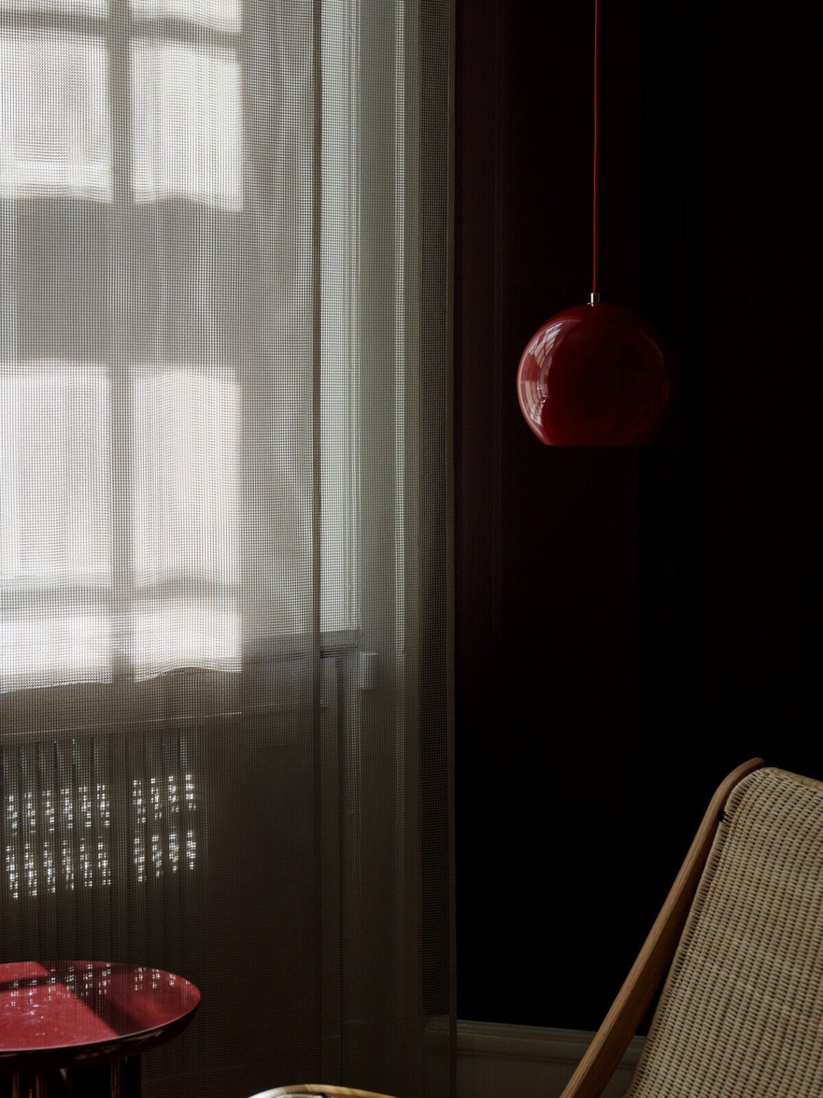 Topan Pendant VP6, Vermilion Red