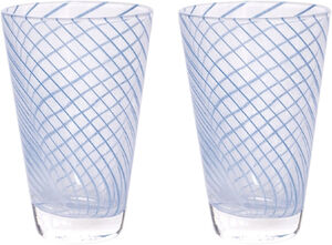 Yuka Swirl Glas - Pakke med 2