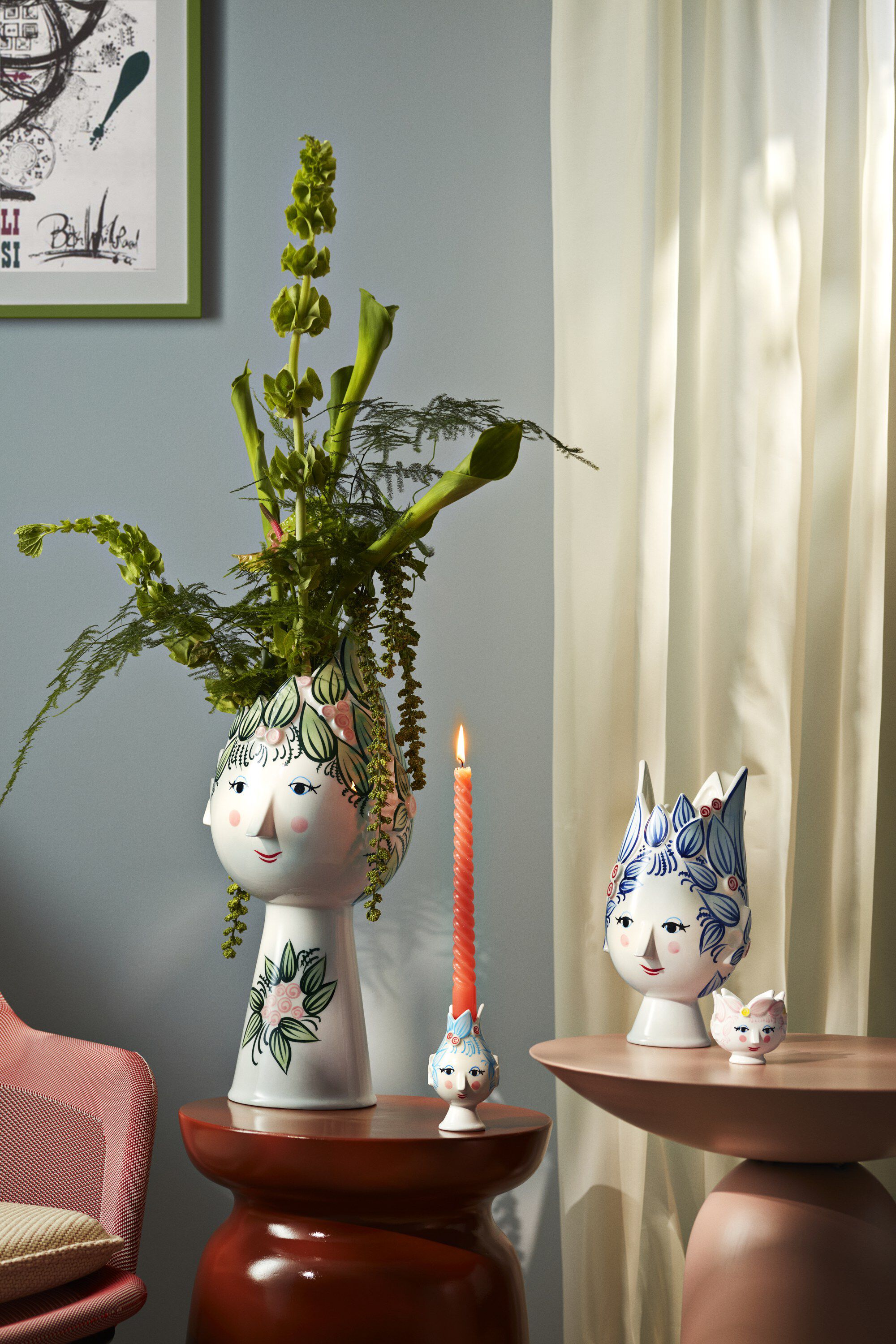 Titania Vase H50 cm gr&oslash;n