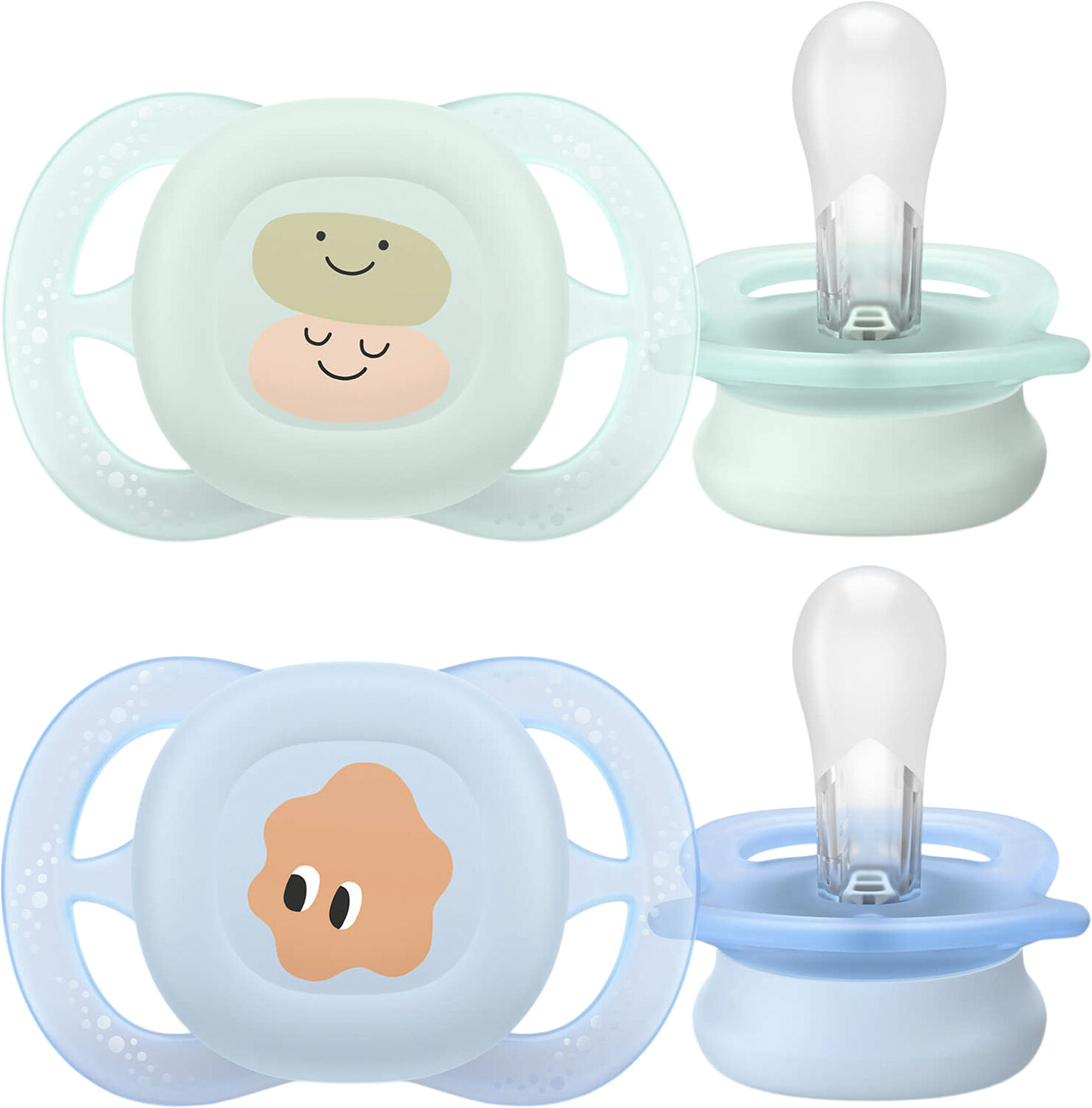 Philips Avent Soother ultra start - Pakke med 2 - 0-2m