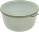 Skål med lock Cirqula 2000 ml Nordic sage