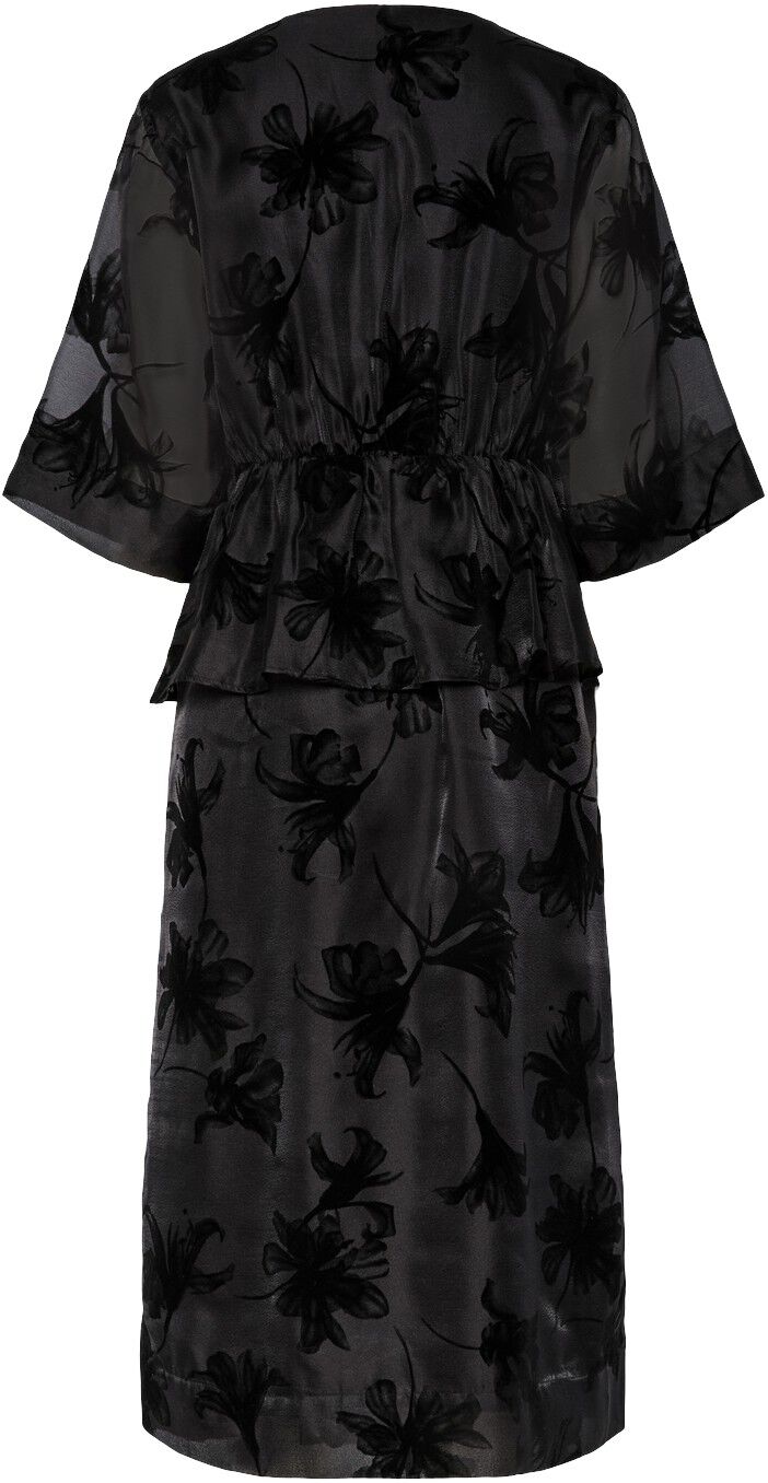 YASLINGU 3/4 MIDI DRESS