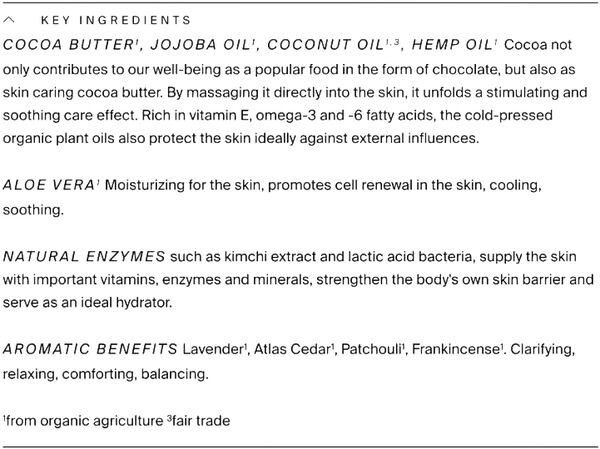 Organic Body Cream Lavender