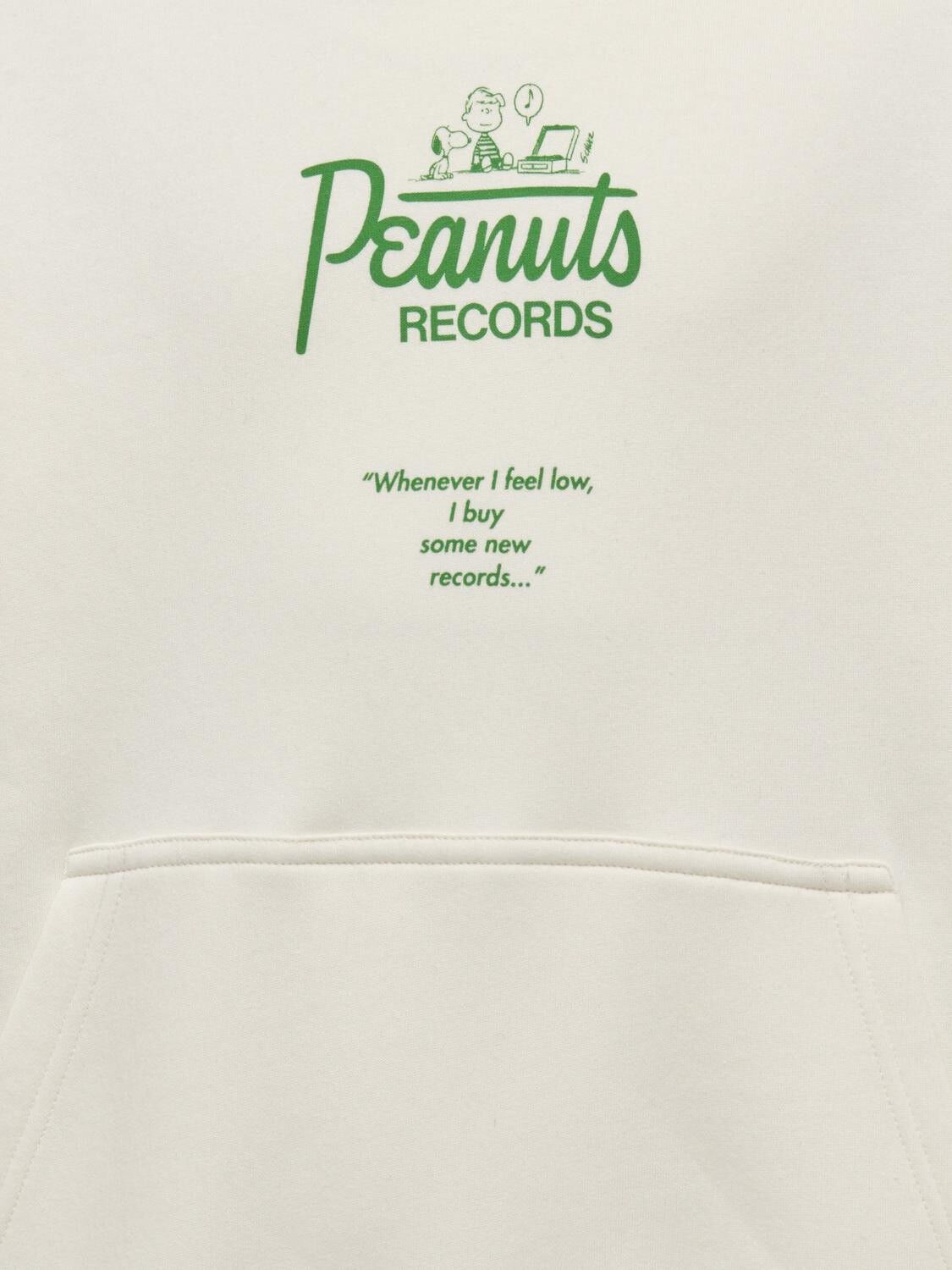 Osjpeanuts Back Ovz Ls Lic Hoodie Swt
