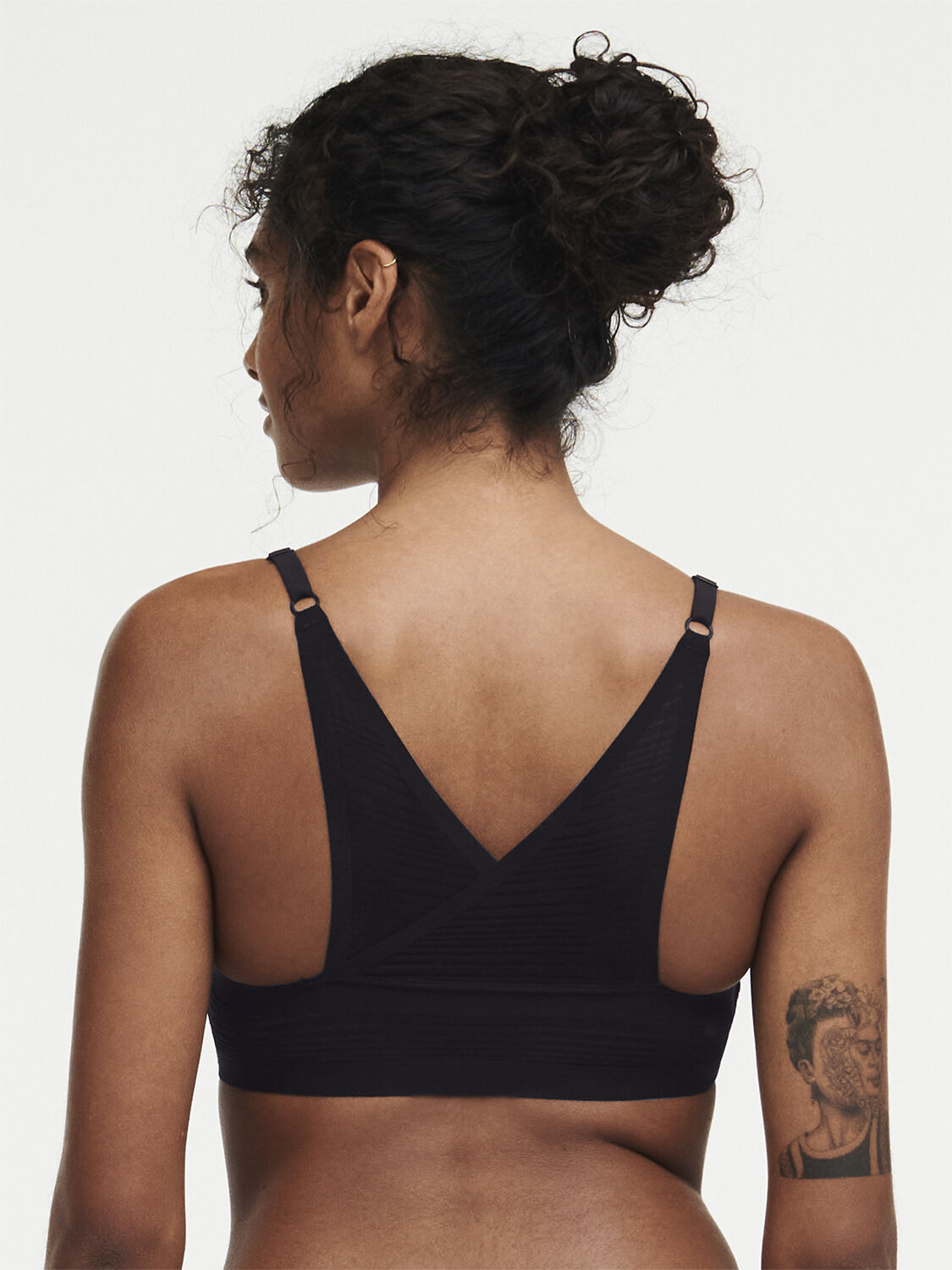 Soft Stretch Stripes Bralette with removable pads
