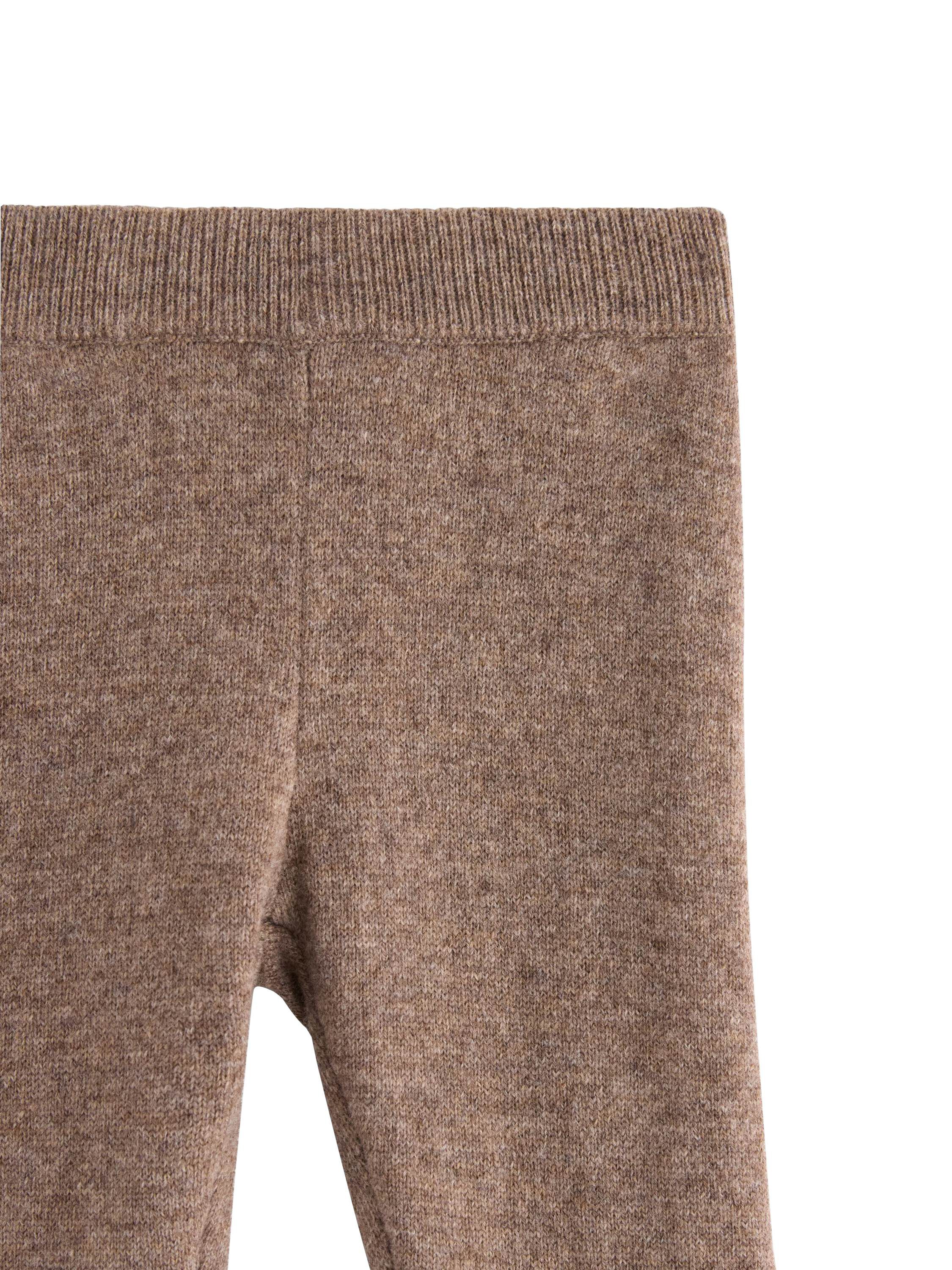 Cosy knitted leggings in soft merin
