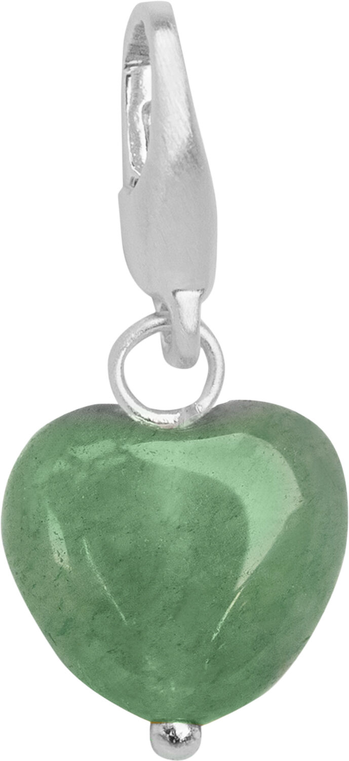 Soft Heart Charm Green