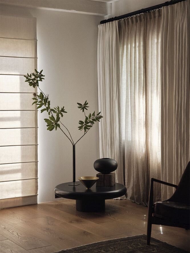 Stance Vase, H40, Bronzed Brass