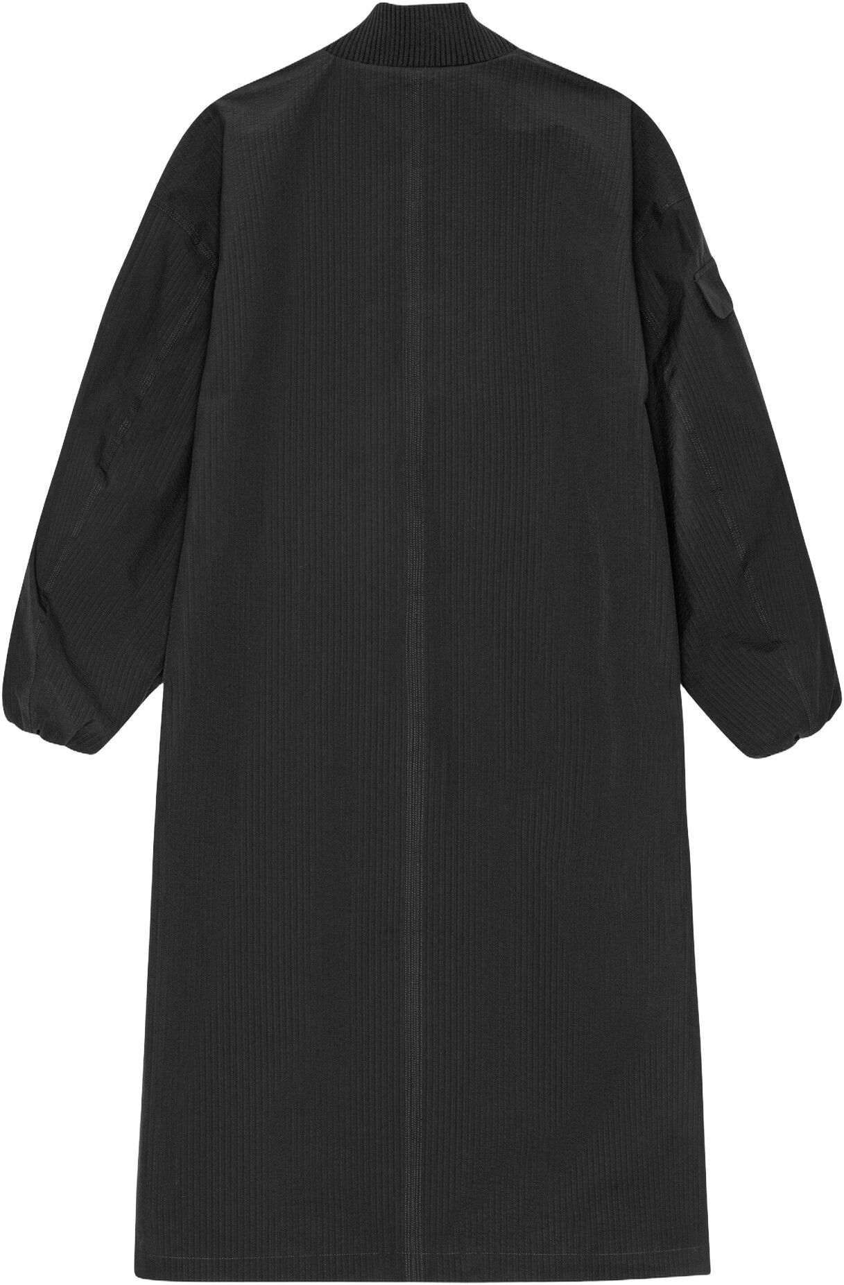 Tech Seersucker Oversized Shell Coa