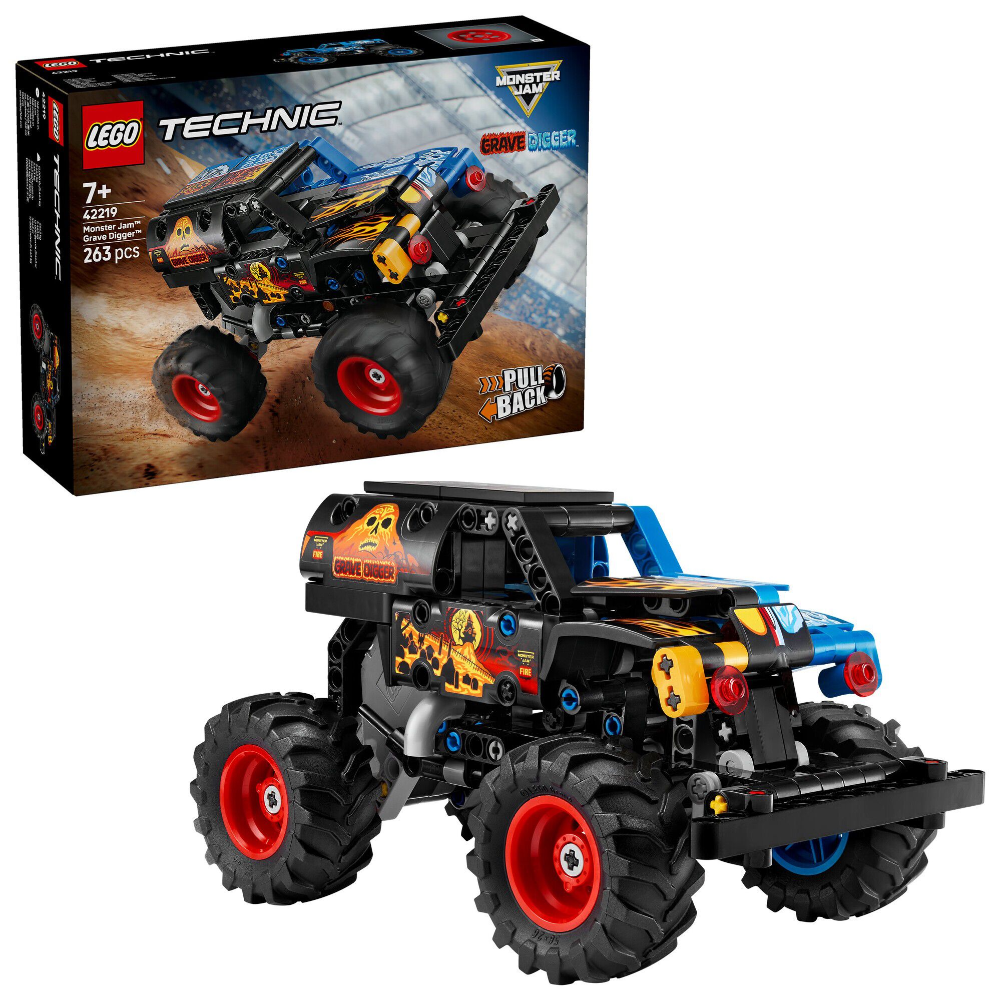 Monster Jam Grave Digger Fire and Ice 42219