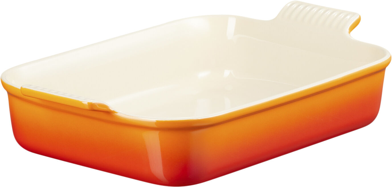 Rektangul&auml;r ugnsform Heritage stengods