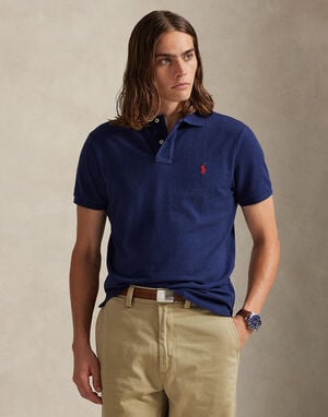 Custom Slim Fit Mesh Polo