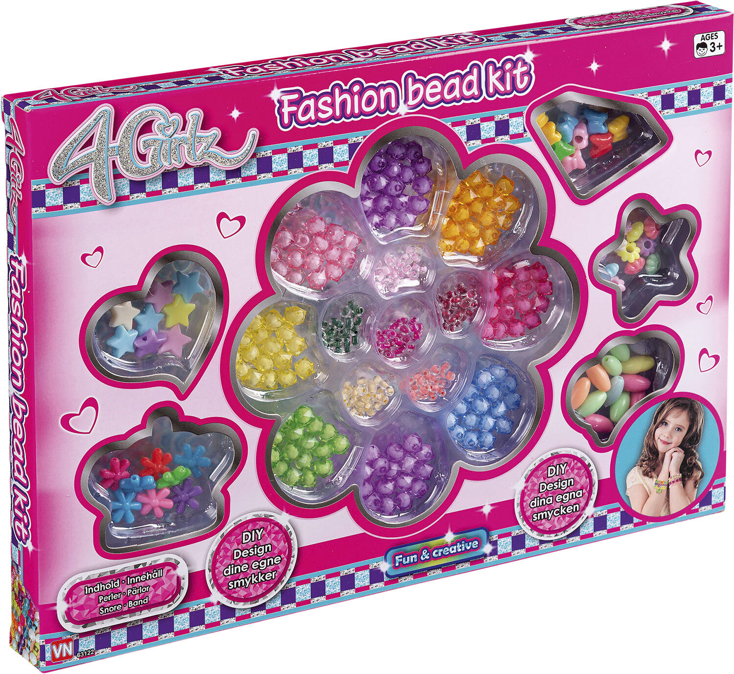 4-GIRLZ SMYKKE PERLES&AElig;T