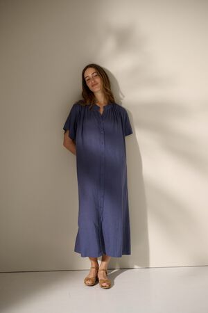 june shirtdress linen