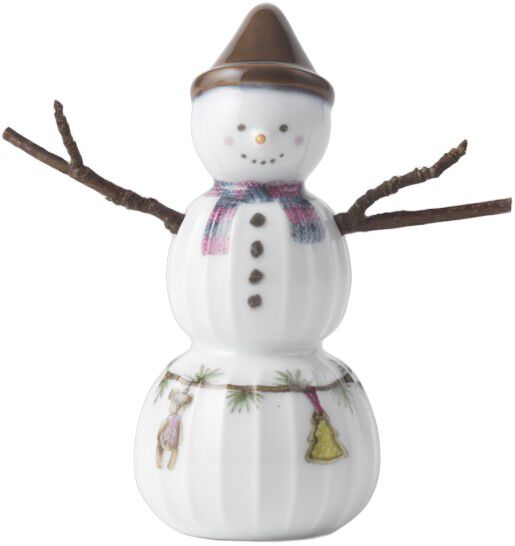 Hammersh&oslash;i Christmas Sn&ouml;pojke H9 vit m. deko