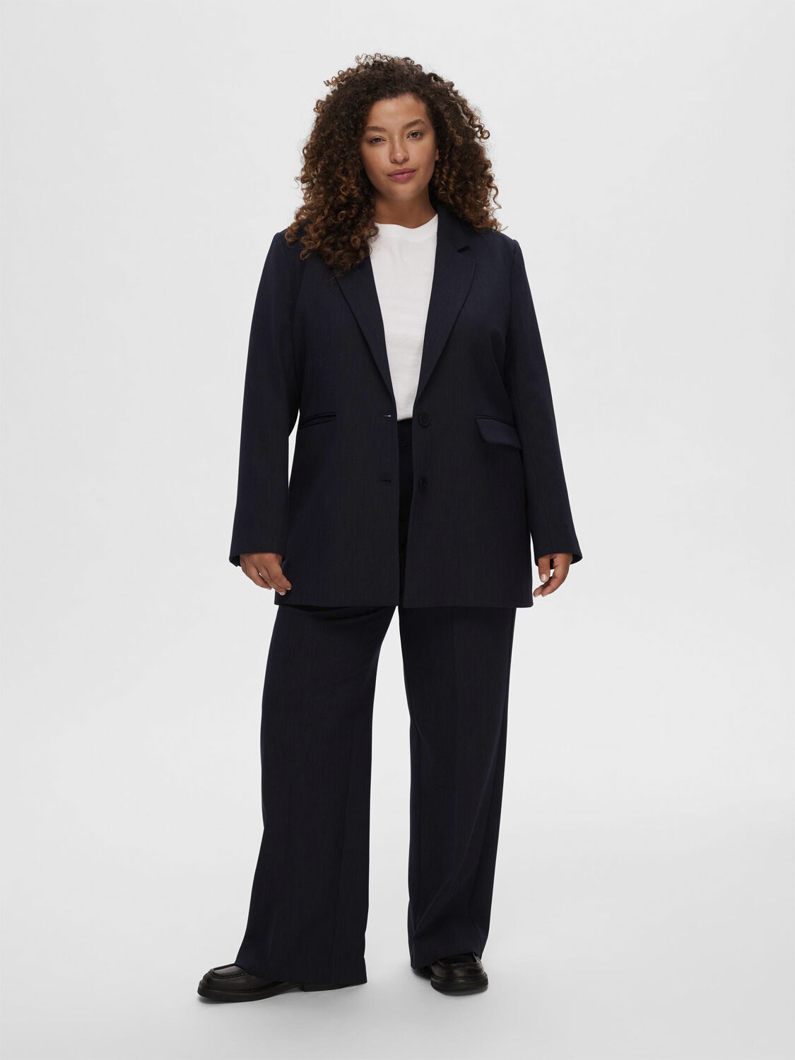 Slfrita Ls Relaxed Blazer D Sap Mel Noos