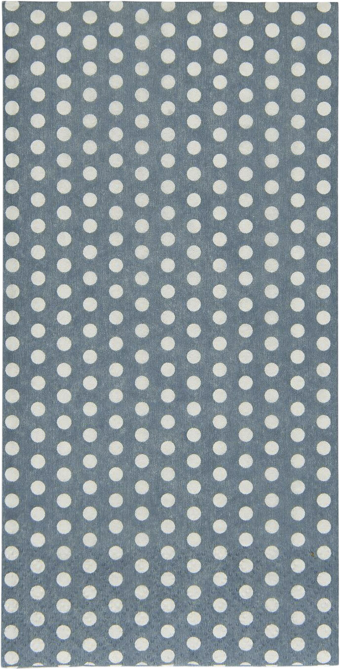 Serviet st&oslash;vbl&aring; m/prikker