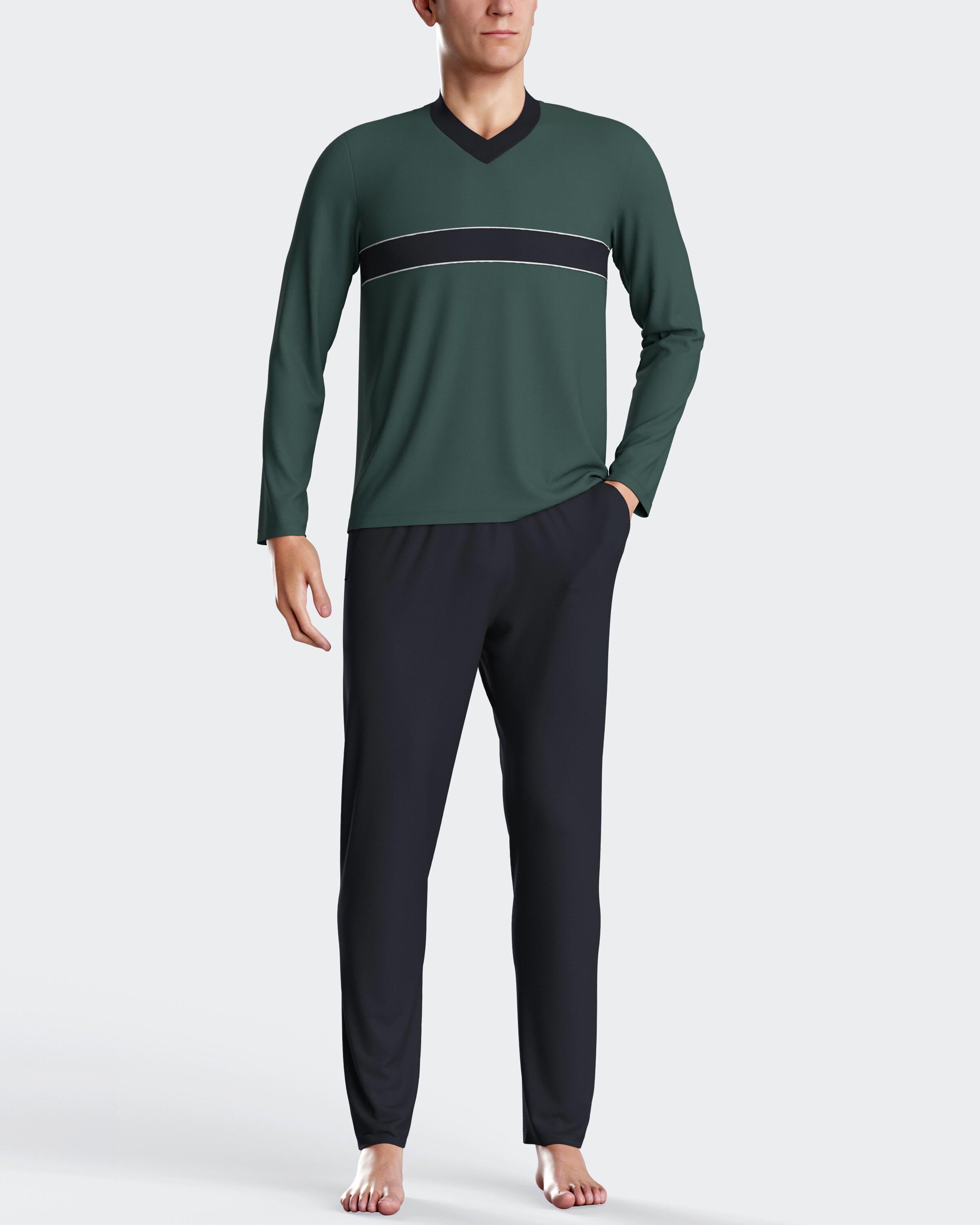 Long Pyjama set in Cotton