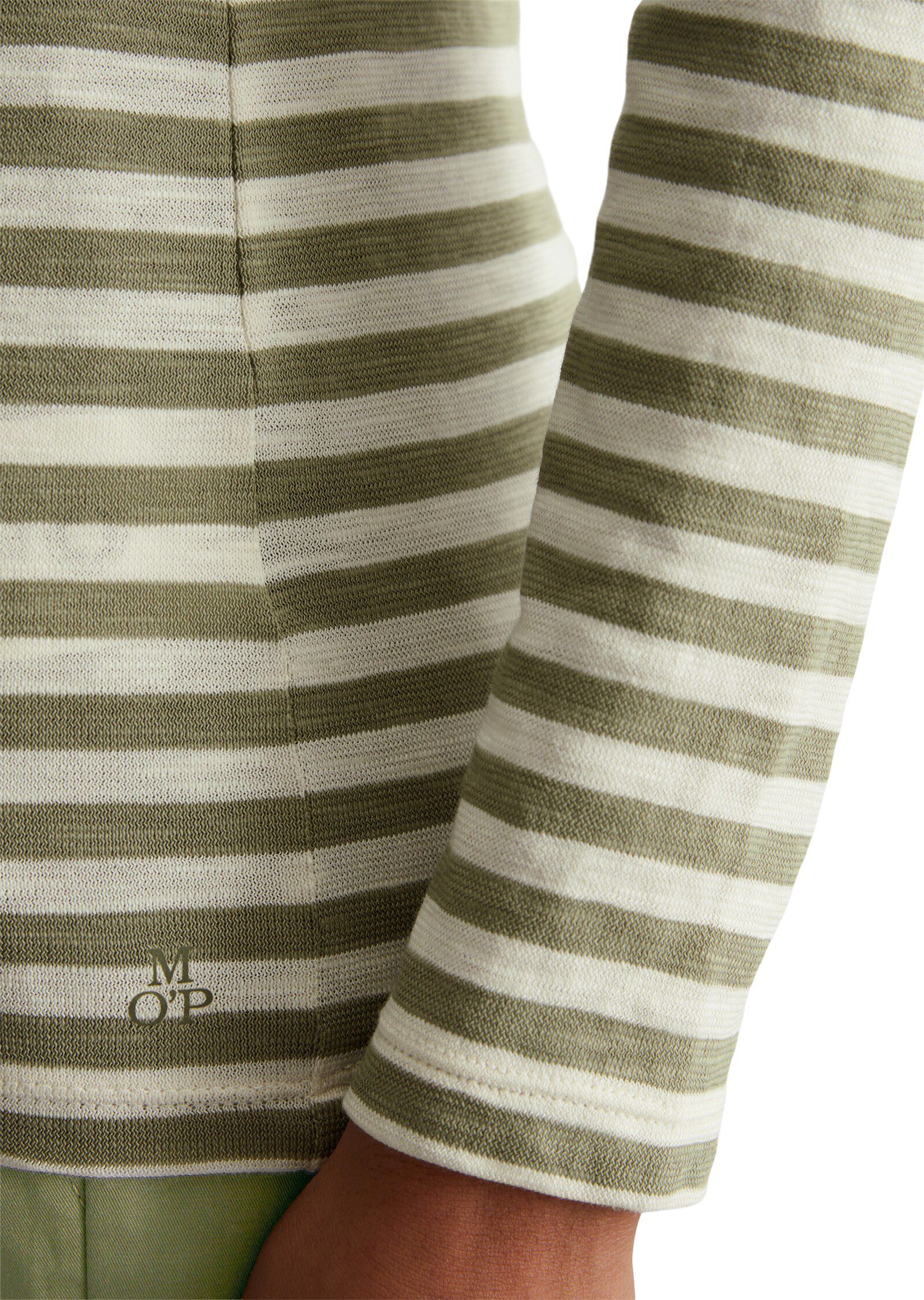 T-shirt, long sleeve, boat neck, st