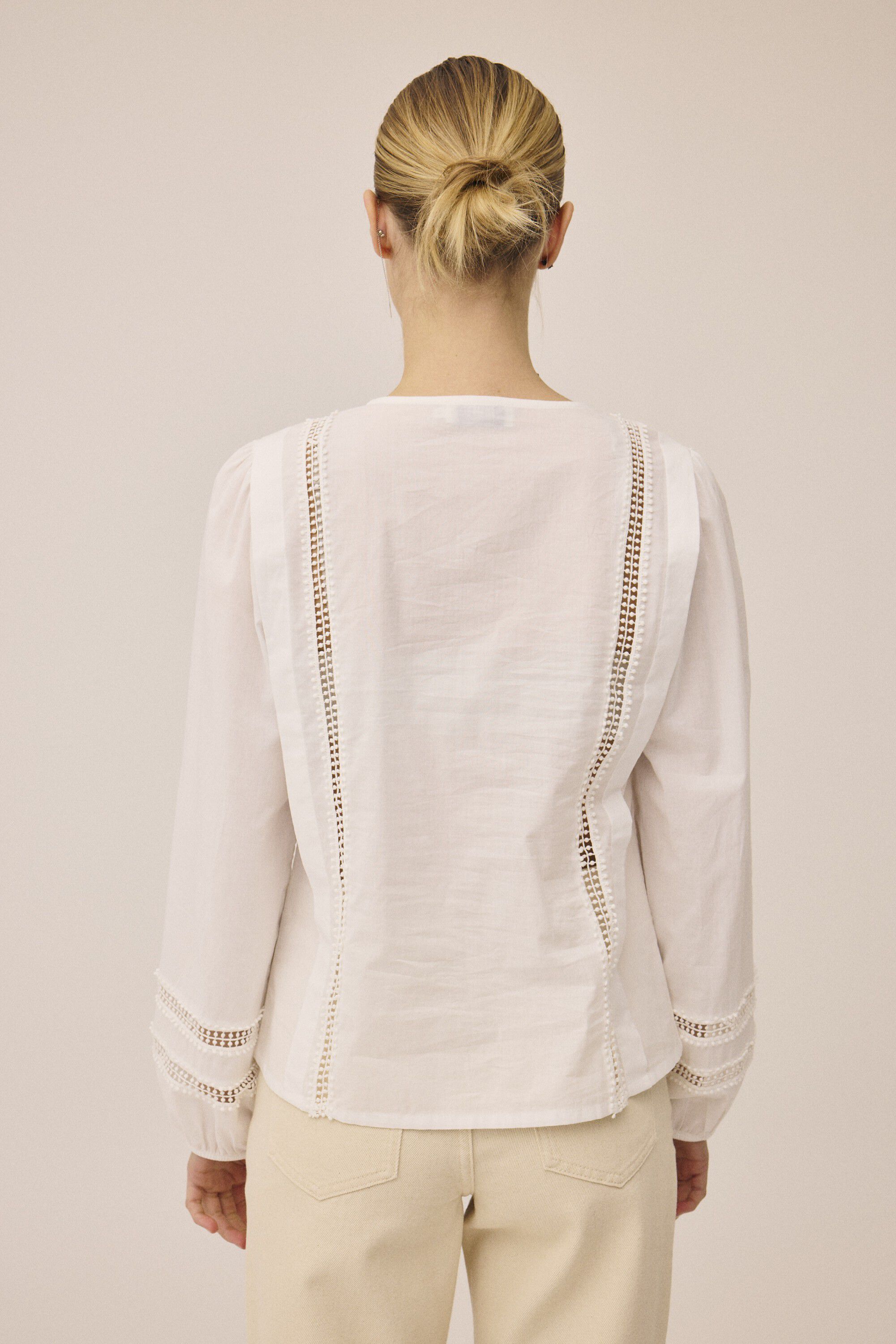 Isolde 2 Voile Blouse - 100% Organic Cotton GOTS