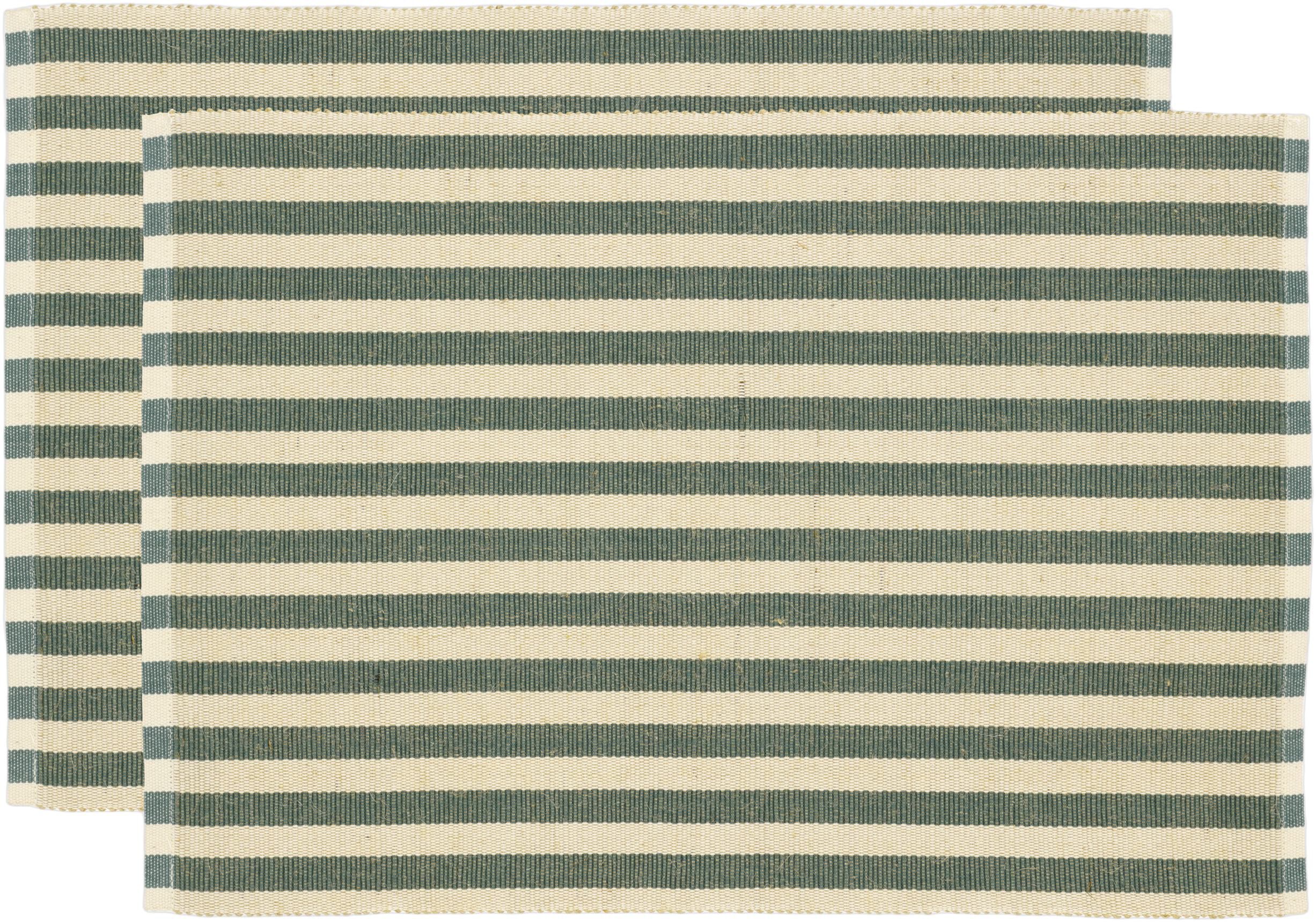 Bordstablett 33x48 2-pack Statement Stripe Green