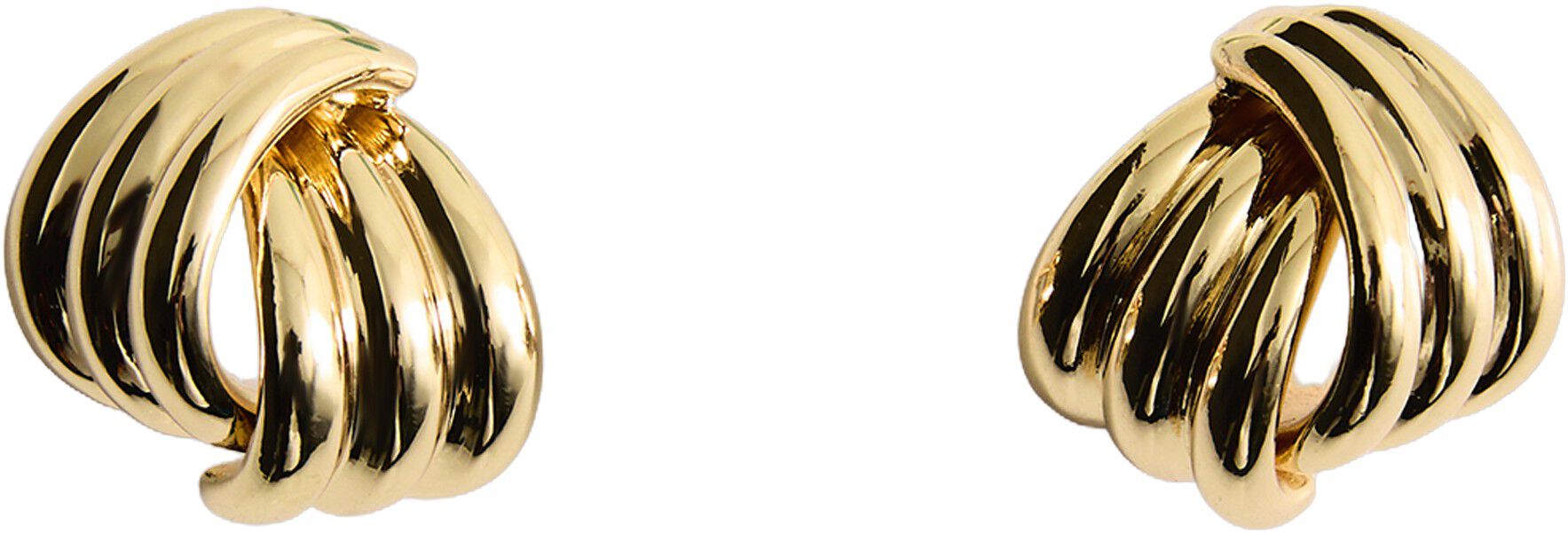 Intertwined knot earrings