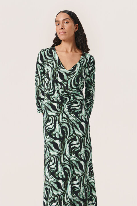 SLHanadi Printed V-Neck Dress