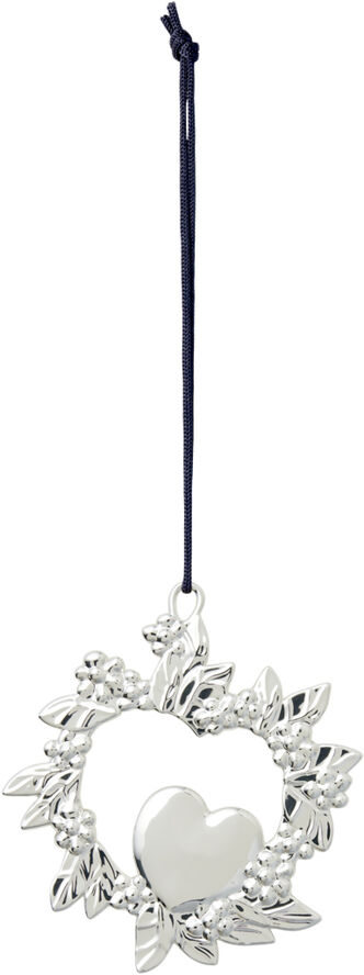 Vildt hjerte H8 forsølvet