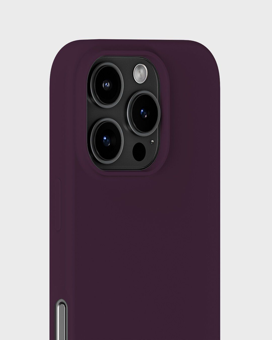 Silicone Case iPhone 16 Pro Deep Plum
