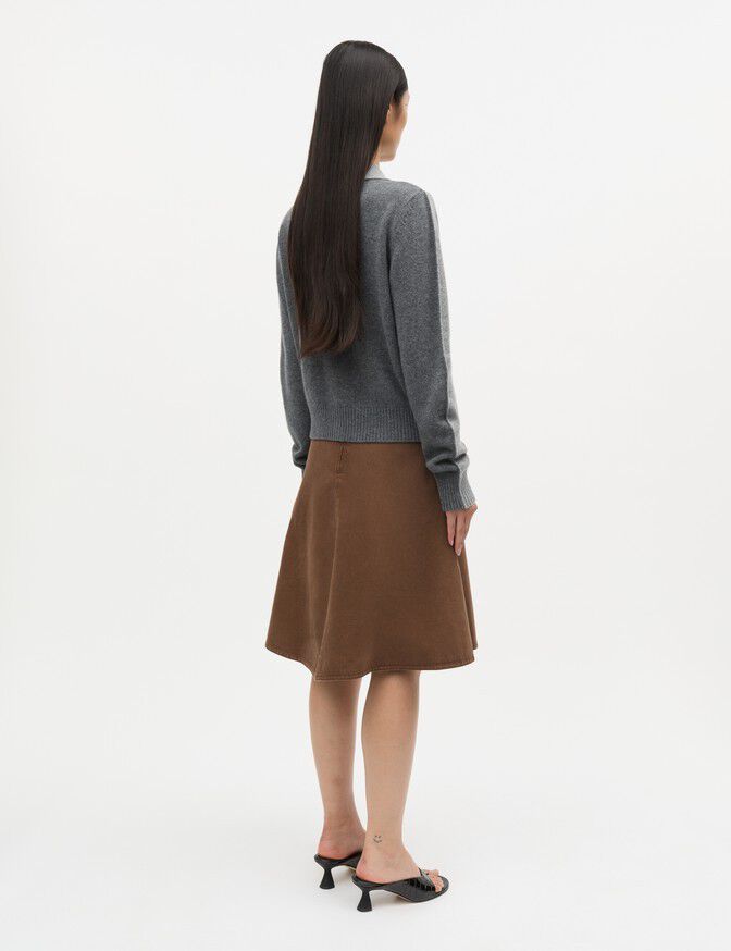 Soil Denim Stelly Skirt