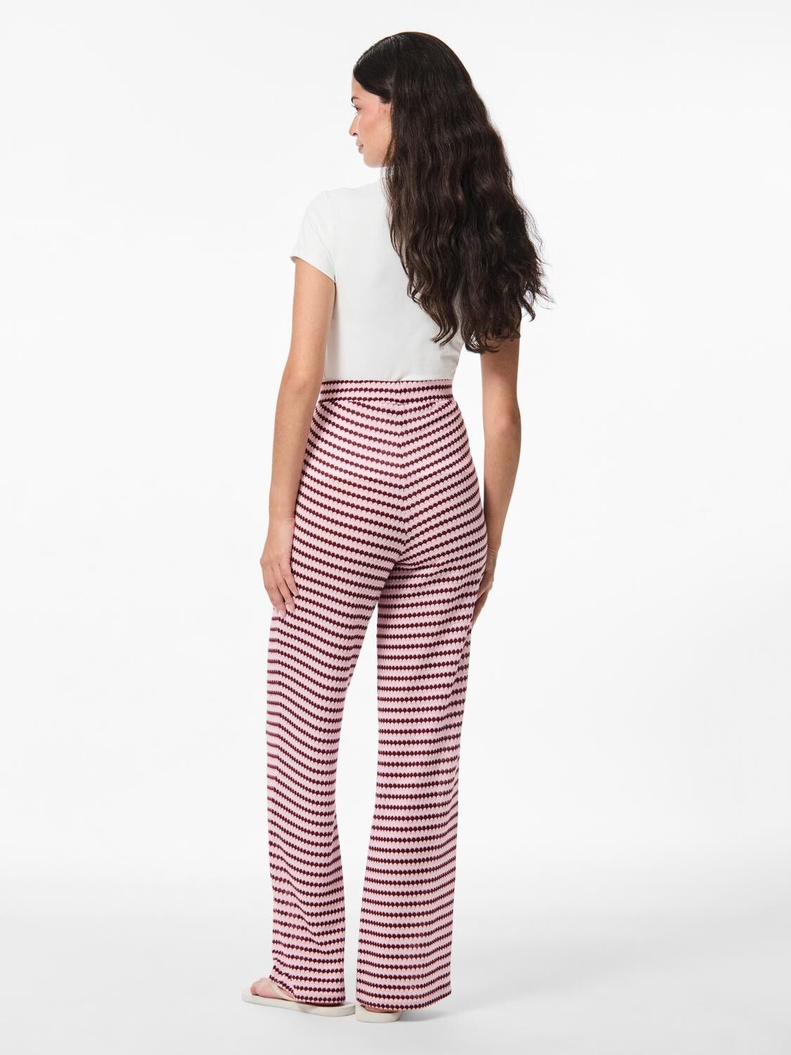 Pcjeya Hw Wide Knit Pant D2D Jrs