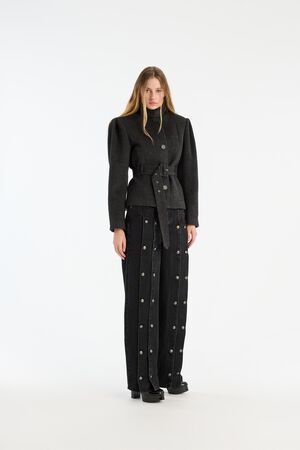 OVERSIZED BELTED JACKET