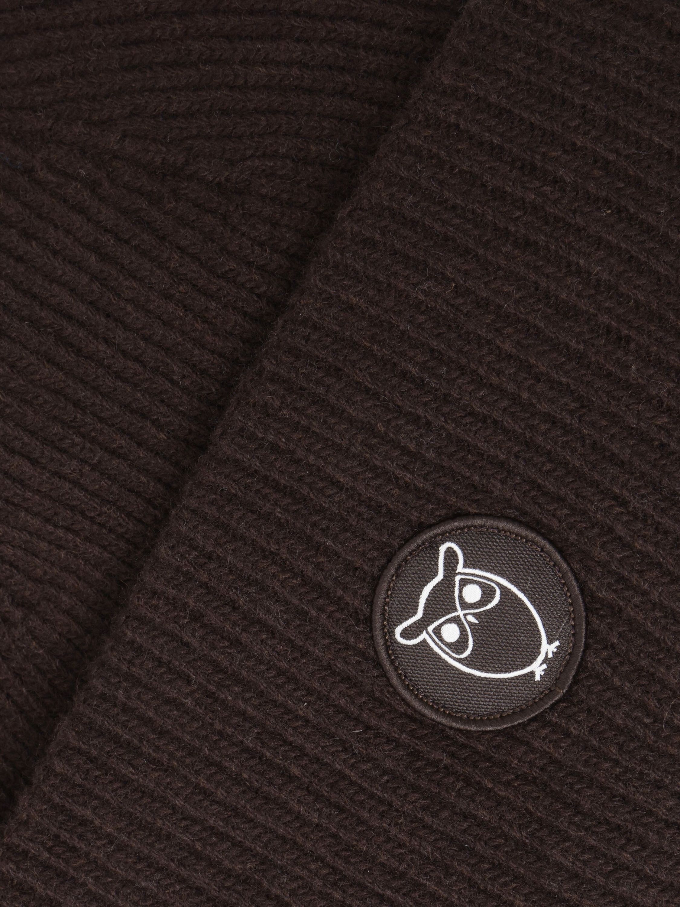 Wool badge beanie