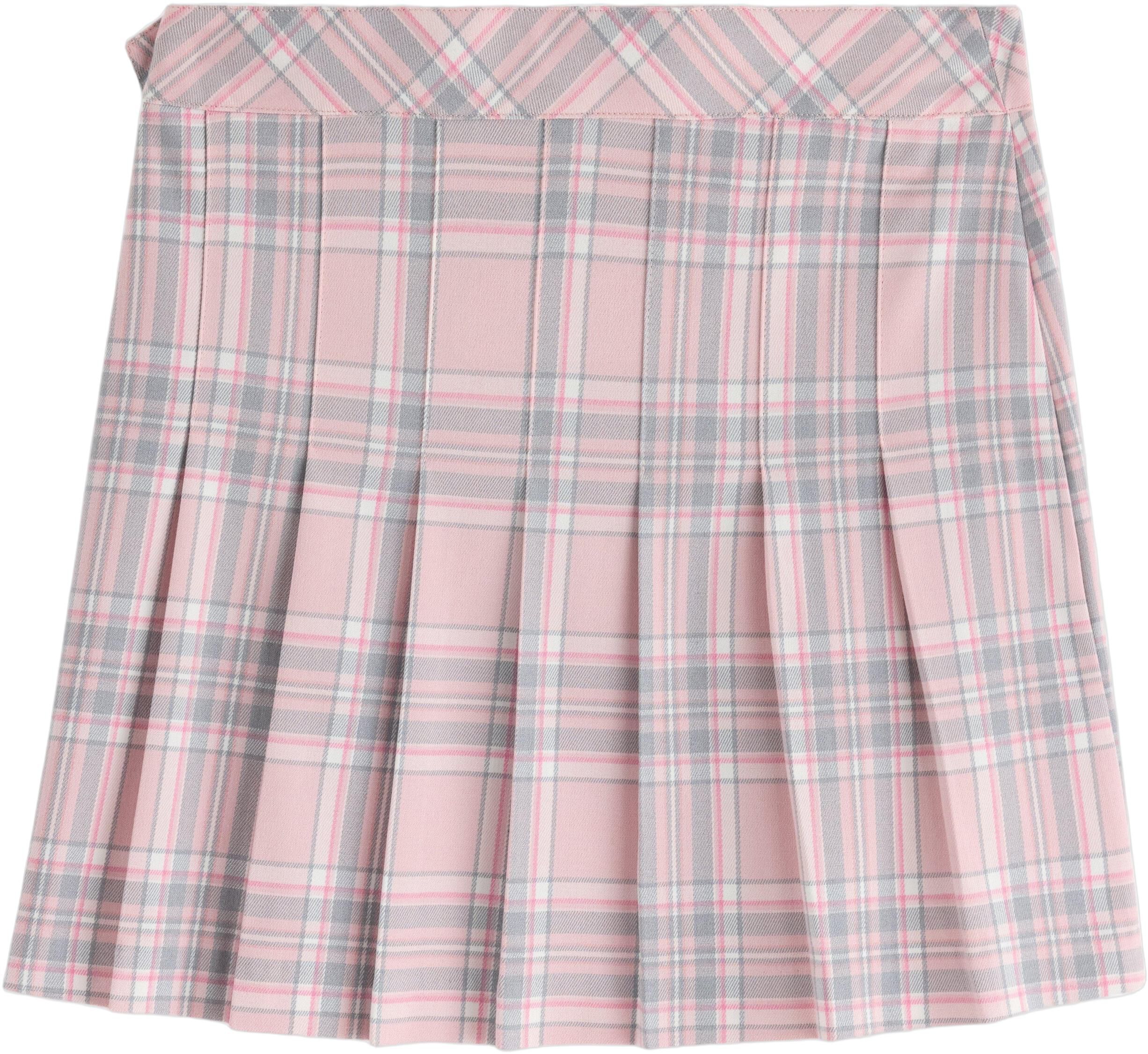 Woven skirt with pleated design, ch