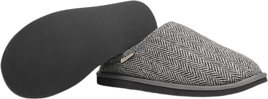 DARWIN WOOL - OPEN WOOL SLIPPERS WITH SHEARLING LINING