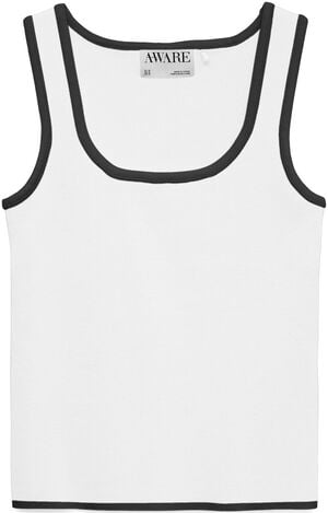 AWALICE SL U-NECK KNIT TOP