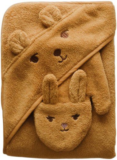 Bath Mitts - 2 pack - Bear and Bunny