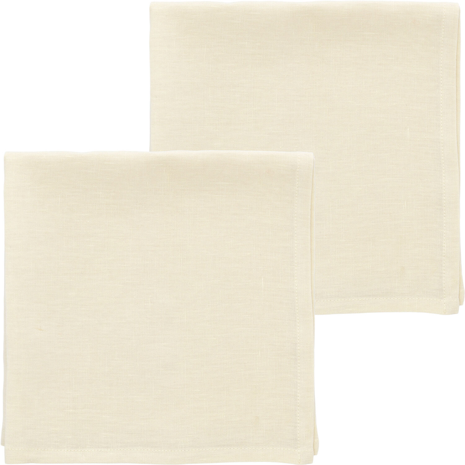 Tygservett Pure Linen Ecru 2 st