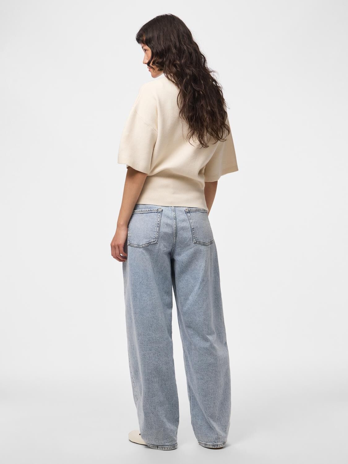 Pcjassy Ss O-Neck Waist Knit D2D
