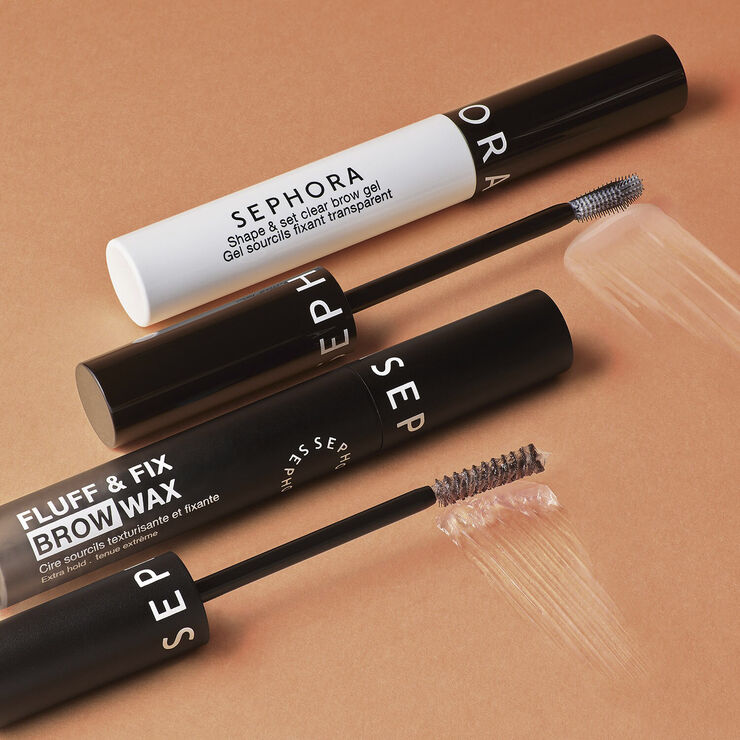 FLUFF & FIX BROW WAX - Ögonbrynsvax som texturerar och fixerar