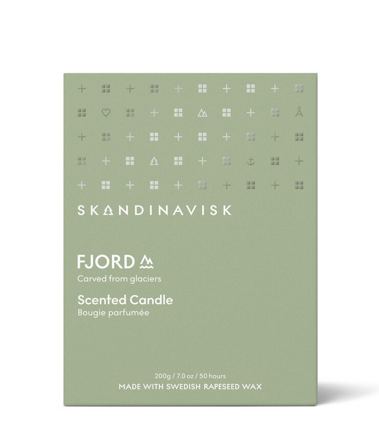 FJORD Scented Candle w Lid 200g