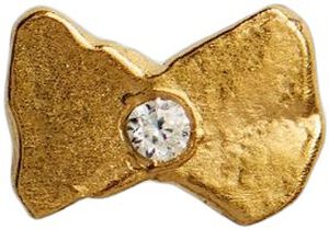 Tres Petit Bow Ørering - Forgyldt