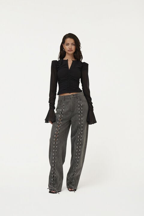 Chiffon Longsleeved Top