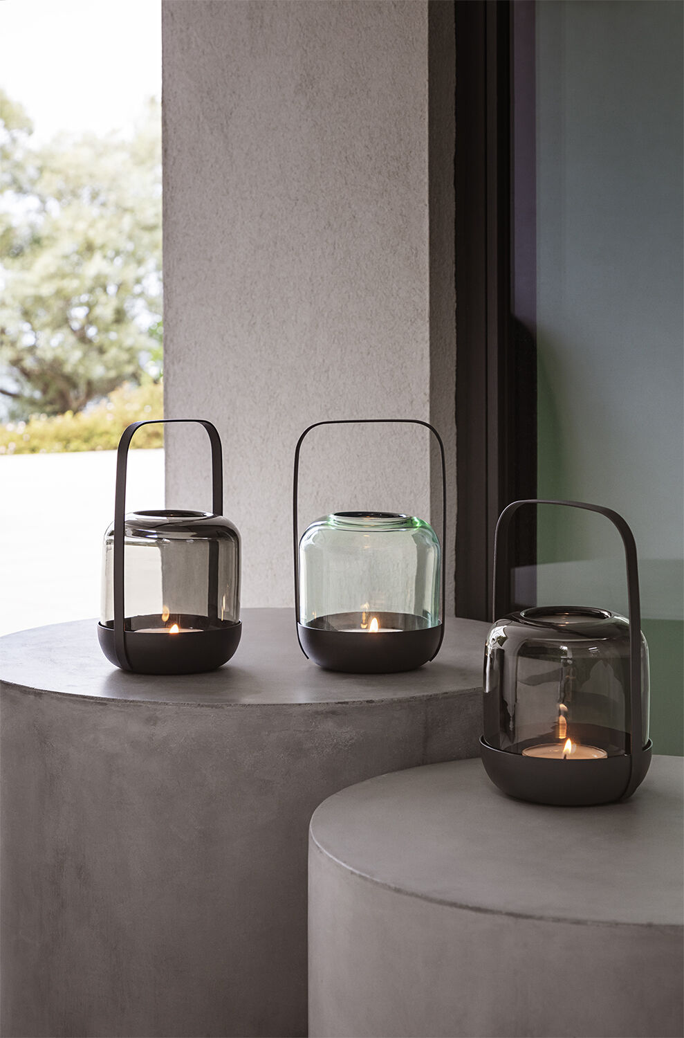 Acorn lanterne Stone