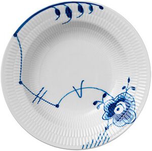 Blue Fluted Mega djup 21 cm tallrik