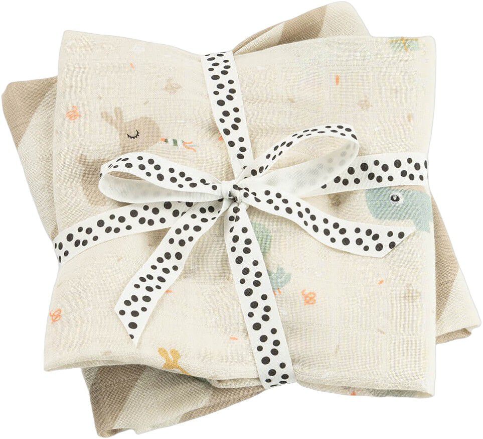 Stofble 2 stk. Celebration Sand