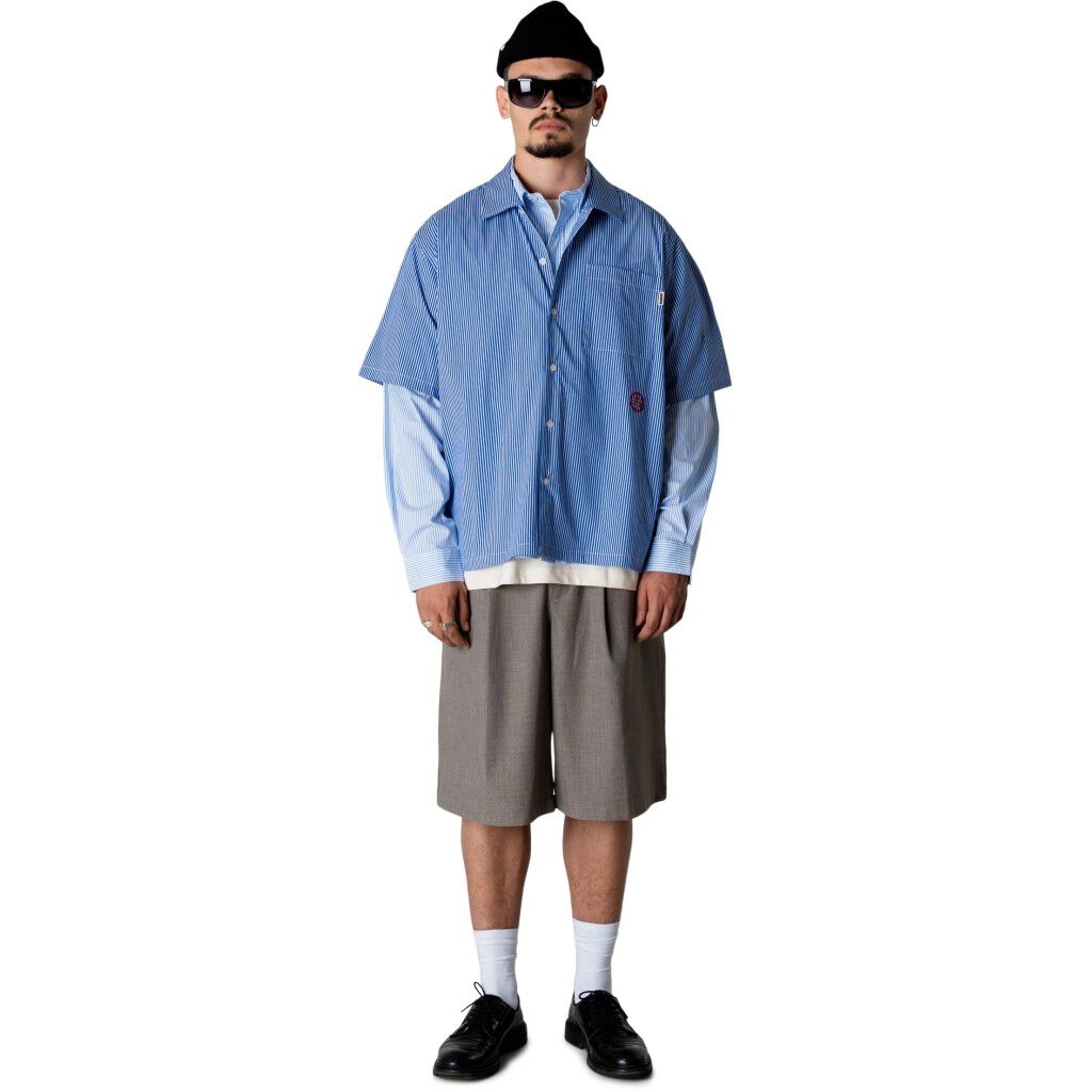 WBWang Stripe EMB Shirt